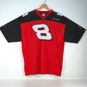 Vintage Dale Earnhardt Jr Budweiser Jersey Mens XL Winners Circle #8 NASCAR Mesh